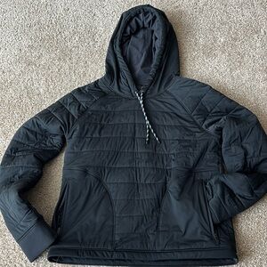 Lululemon black “puffer” hoodie sweatshirt